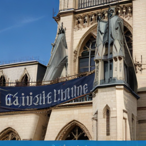 Illustration of Notre Dame's Grand Reopening: A Symbol of Hope and Resilience
