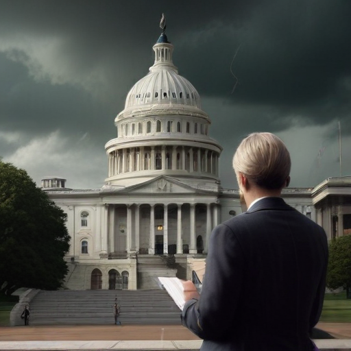 Illustration of Penn Prepares for Political Storm as Trump Eyes Second Term