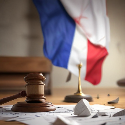 Illustration of Political Shockwave: France's Prime Minister Ousted After Just Four Months