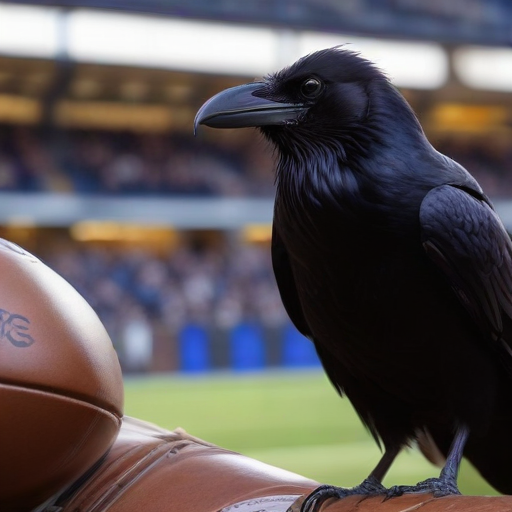 Illustration of Ravens Soar to Victory: Playoff Hopes Boosted with Win over Steelers