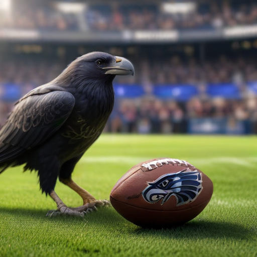 Illustration of Ravens and Eagles Clash: The Ultimate NFL Showdown Awaits!