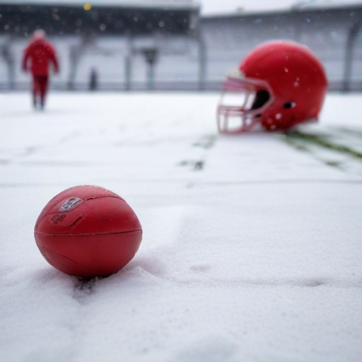 Illustration of Razorbacks Face Snowy Setback: Can They Turn It Around?