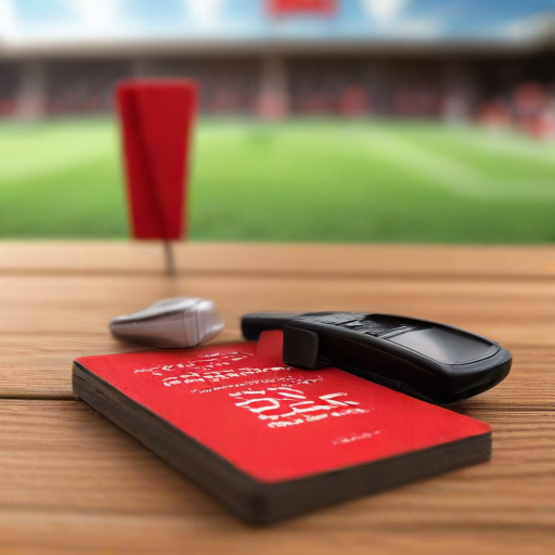 Illustration of "Referees Fight Back: Serie A's Bold Stance Against Abuse"