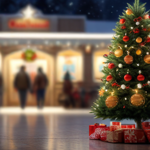 Illustration of Rockefeller Tree Lighting: A Spark of Holiday Joy Amid Security Concerns