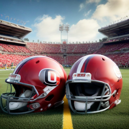 Illustration of Rose Bowl Reinvented: Oregon and Ohio State Gear Up for Epic Playoff Clash
