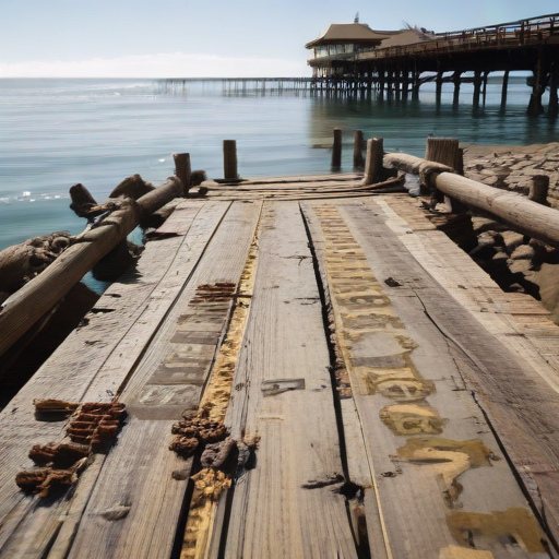 Illustration of Santa Cruz Wharf Collapse: Community Resilience Tested