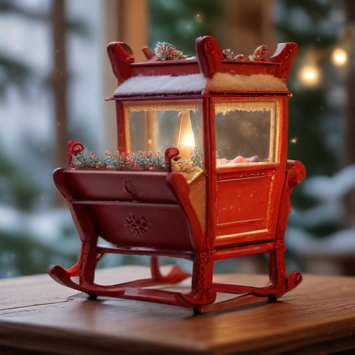 Illustration of Schwarzenegger's Sleigh Ride: Christmas Spirit Returns!
