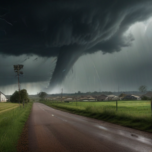 Illustration of Scotts Valley Tornado: An Unprecedented Weather Event Shakes Northern California