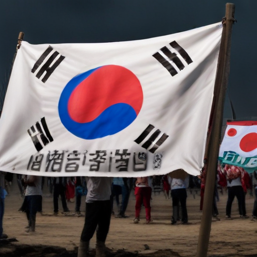 Illustration of South Korea's Shocking Martial Law: Protests Erupt as Democracy Stands Strong