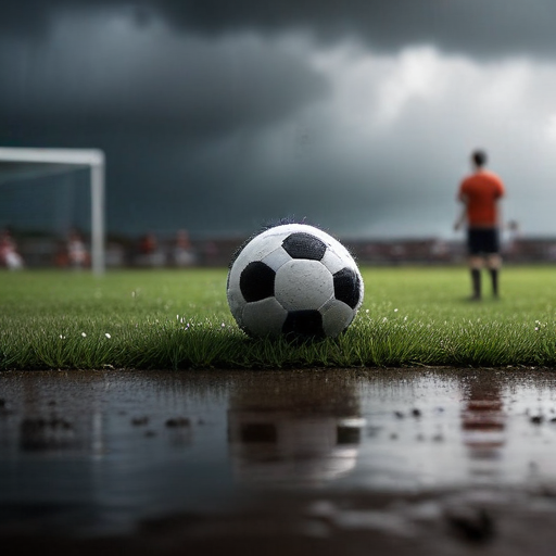 Illustration of Storm Darragh Forces Postponement of Merseyside Derby: What's Next?