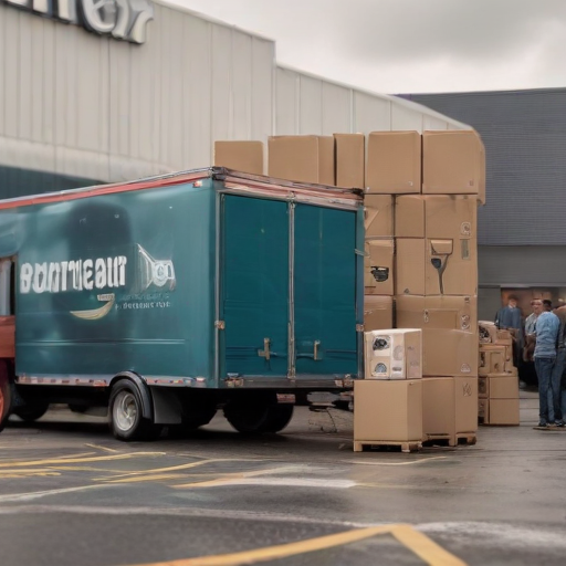 Illustration of Strike Sparks Labor Tensions: Teamsters Challenge Amazon Amid Holiday Rush