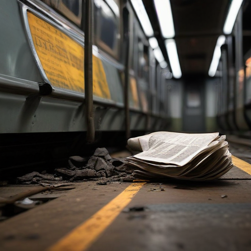 Illustration of Subway Horror: Man Charged with Murder After Setting Woman on Fire