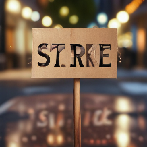 Illustration of Teamsters Strike: Amazon Faces Unprecedented Worker Protest Just Before Christmas