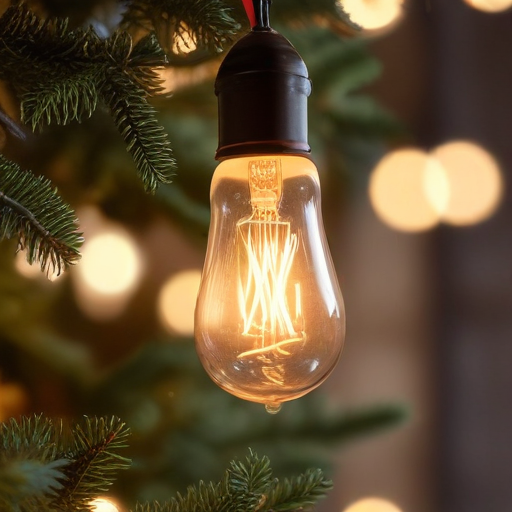 The Man Who Lit Up Christmas: How Electric Lights Changed Holiday Traditions Forever