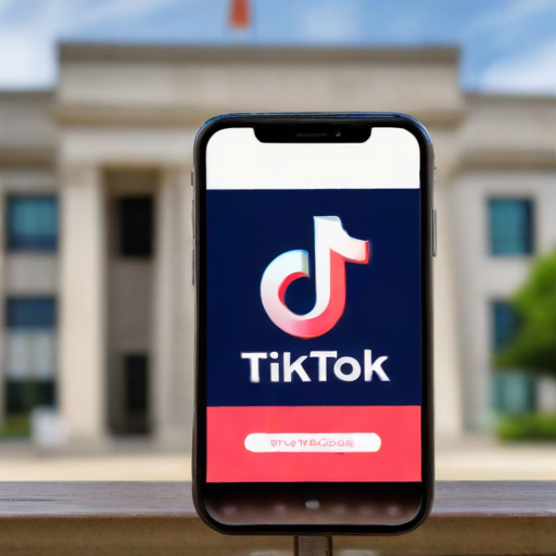 Illustration of TikTok's Future Hangs in Balance Amid National Security Concerns