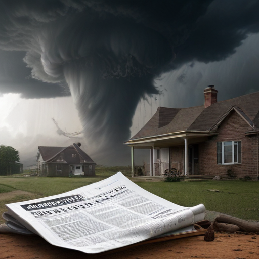 Illustration of Tornado Terror: Alabama's Night of Destruction Unleashed