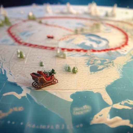 Illustration of Track Santa: NORAD's Magical Holiday Journey Begins!