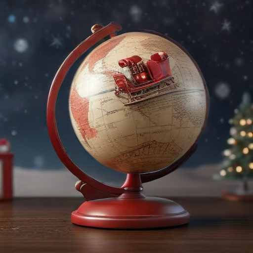 Illustration of Tracking Santa: NORAD's Christmas Tradition Captivates Generations