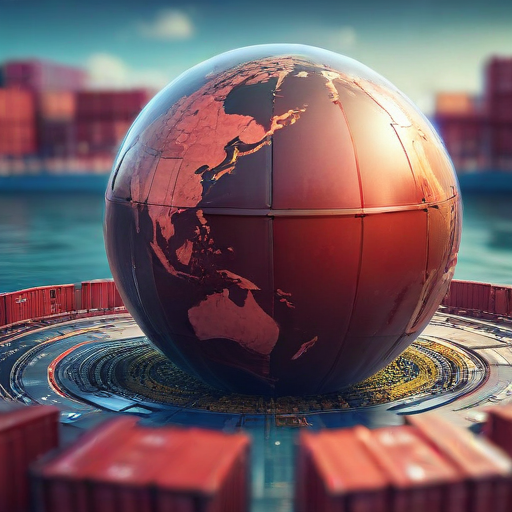 Illustration of Trade Wars Escalate as China Bans Key Semiconductor Exports to the US