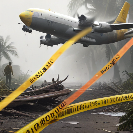 Illustration of Tragedy Strikes: Cargo Plane Crash Claims Young Pilots in Honolulu