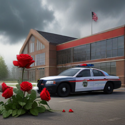 Illustration of Tragedy Strikes: Community Reels After School Shooting in Wisconsin