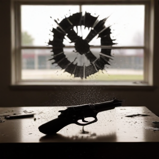 Illustration of Tragedy Strikes: Wisconsin School Shooting Sparks Urgent Calls for Gun Reform