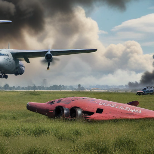 Illustration of Tragedy in the Skies: Cargo Plane Crash Claims Two Lives in Honolulu