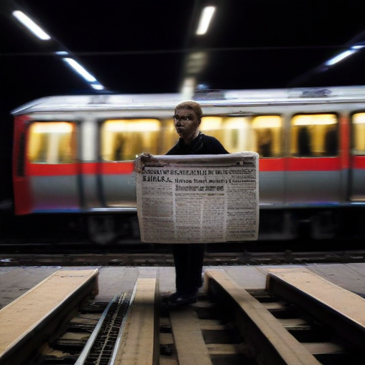 Illustration of Tragedy on the Tracks: A Subway Incident Sparks National Debate