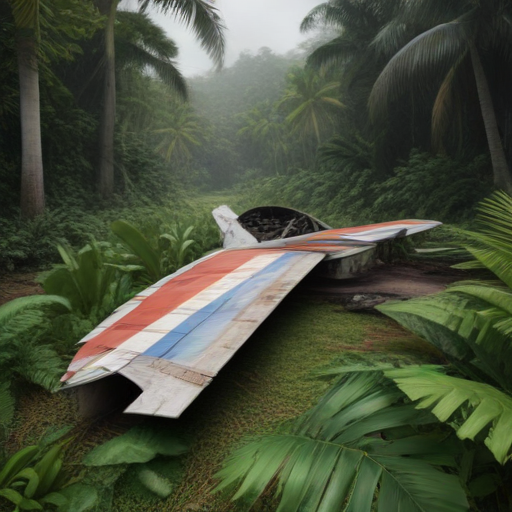 Illustration of Tragic Plane Crash Claims Lives of Two Pilots in Hawaii Training Flight