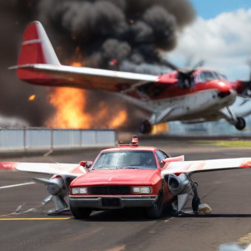 Illustration of Tragic Training Flight Crash Claims Lives of Two Pilots in Honolulu