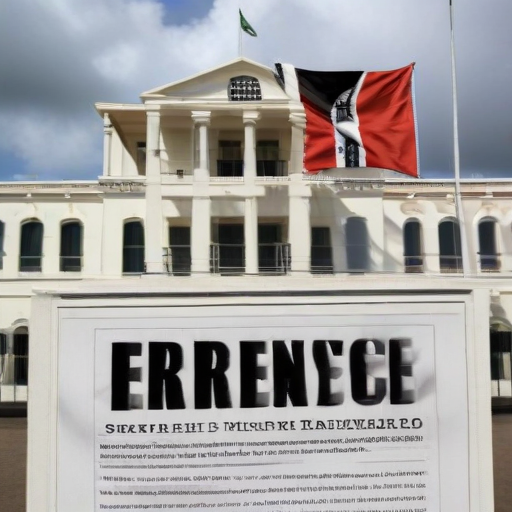 Illustration of Trinidad and Tobago's Bold Move: State of Emergency Declared!