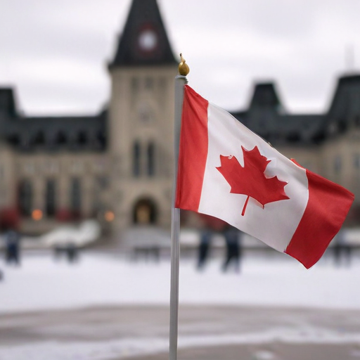 Illustration of Trudeau in Turmoil: Is Canada’s Leadership at a Breaking Point?
