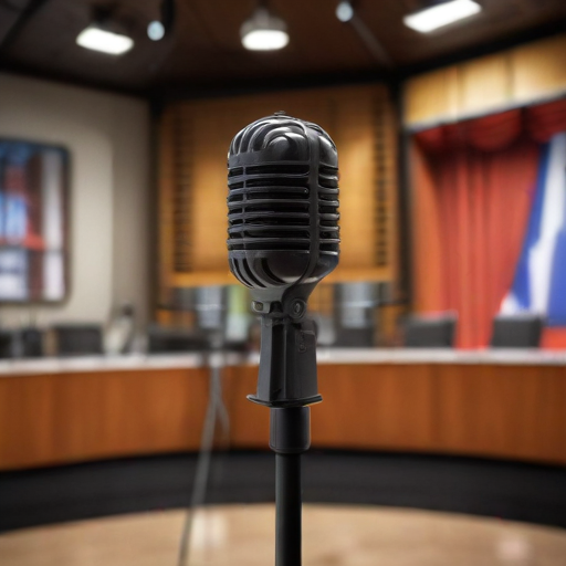 Illustration of Trump's Bold Pick: Kari Lake to Lead Voice of America