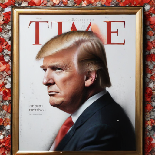 Illustration of Trump's Time Magazine Triumph: The Comeback of a Lifetime