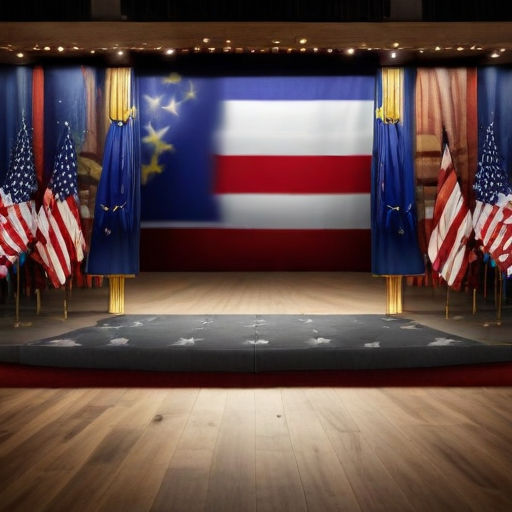 Illustration of Trump's Triumphant European Debut: A Warm Welcome and New Alliances