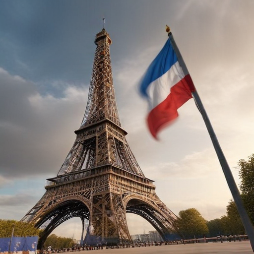 Illustration of Trump's Triumphant Paris Debut: A Cultural and Diplomatic Turning Point