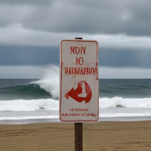 Illustration of Tsunami Warning Sparks Urgency Along California and Oregon Coast