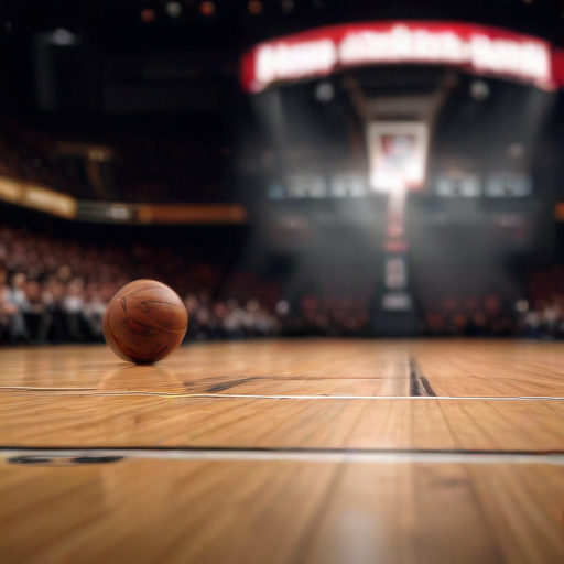 Illustration of Unpredictable Upsets and High Stakes: The NBA Cup Knockout Stage Begins!