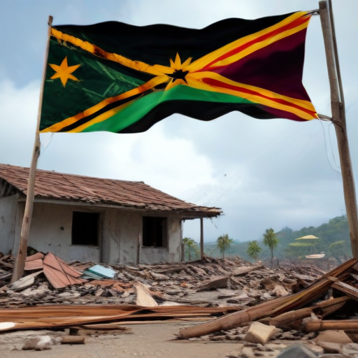 Illustration of Vanuatu Shaken: Destruction and Unity After Devastating Earthquake