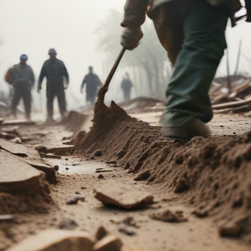Illustration of Vanuatu's Earthquake Chaos: Death Toll Rises as Rescue Efforts Intensify