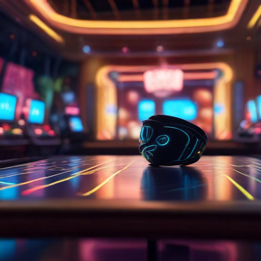 Illustration of Virtual Vegas: A Digital Playground for Gamers and Innovators