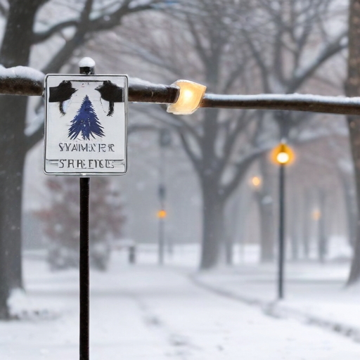 Illustration of Winter Storm Warning: Eastern Counties Brace for Major Snowfall