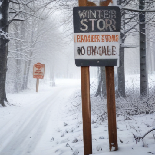 Illustration of Winter Storm Warning: Prepare for Icy Nights and Changing Weather!