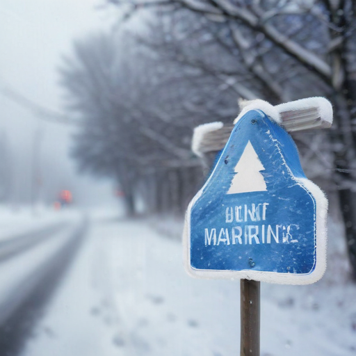 Illustration of Winter Storm Warning: Prepare for the Snow and Stay Safe!