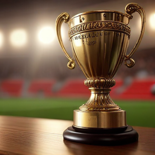 Illustration of Barcelona Dominates in Copa del Rey with Lewandowski's Brilliance!