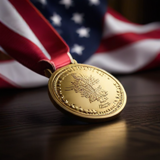 Illustration of Biden's Grand Farewell: Medal of Freedom Honors a Diverse Legacy