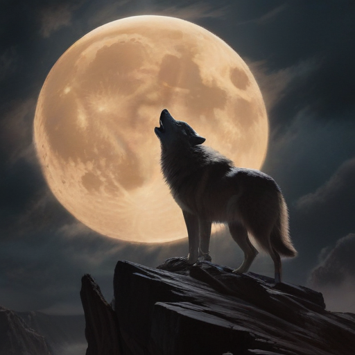 Illustration of Capture the Night: The Magic of the Wolf Moon Awaits!