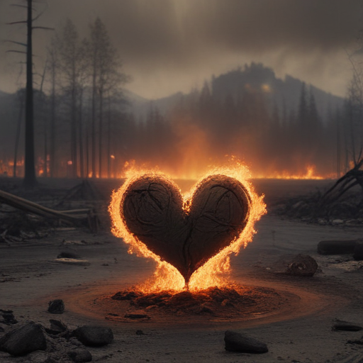 Illustration of Celebrities Unite in Heartbreak: The Devastating Impact of LA Wildfires