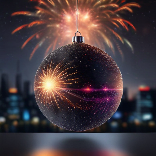 Illustration of "Countdown to New Year's Magic: Seacrest Hosts Epic Ball Drop Celebration!"