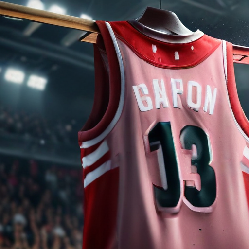 Illustration of Derrick Rose's Heartfelt Tribute: A Chicago Legend's Jersey Retirement!